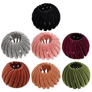 Hair Claw Clips Bird’s Nest Hair Clamp Expandable Ponytail Holder Comb Hair Band - Picture 1 of 19