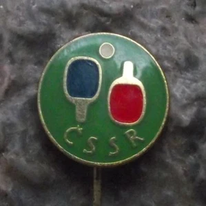 Czech Republic Modern Table Tennis Ping Pong Association Club Members Pin Badge - Picture 1 of 2