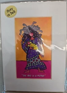 Suzy Toronto "SHE WHO IS A MOTHER"  5x7 Matted Art Print - Picture 1 of 2
