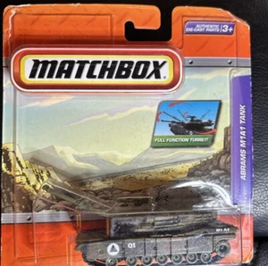 Matchbox 2010 Real Working Rigs Abrams M1A1 Tank MBT Green Army Camouflage - Picture 1 of 3