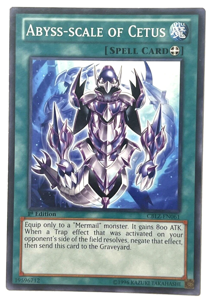 YuGiOh! - Abyss-Scale of Cetus - CBLZ-EN061 - 1st Edition - Common - Image 1 of 1