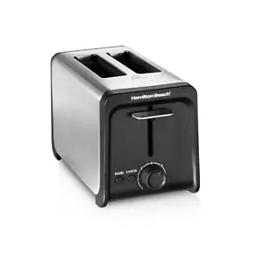 Hamilton Beach 2 Slice Toaster with Wide Slots, Bagel Function, Toast Boost - Picture 1 of 5