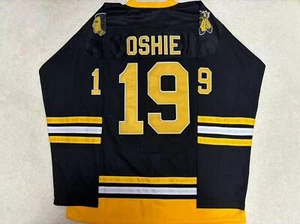 CUSTOM Name T.J. OSHIE 19 WARROAD HIGH SCHOOL HOCKEY JERSEY 2 Stitched - Picture 1 of 4