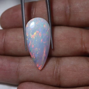 15 Cts 29,2x14 MM Natural AAA Rojo Verde Fuego Ópalo Etíope Pera Cabujón - Imagen 1 de 9