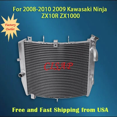 Radiador todo aluminio para Kawasaki Ninja ZX10R ZX1000 2009-2010 Foto 1 de 4