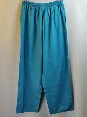 Pantalones Exfoliantes Grandes Para Mujer HUB-A-DUB-SCRUBS Turquesa Dos Bolsillos Médicos Foto 1 de 4