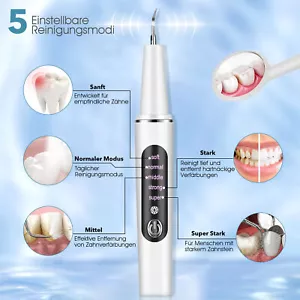 Electric Tooth Cleaner Ultrasonic Dental Scaler Tartar Plaque Calculus Remover - Picture 1 of 10