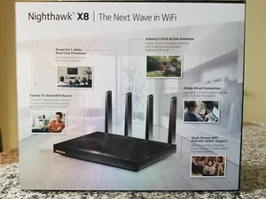 NETGEAR AC5300 Nighthawk X8 Tri-Band Smart WiFi Router (R8500) - Picture 1 of 3
