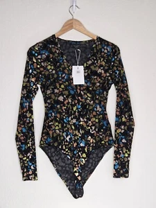 Ted Baker Joslynn Devore Mesh Bodysuit Size 3/ Size 4-6 US Womens NEW - Picture 1 of 10