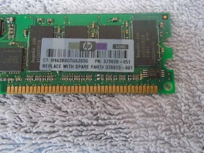 HP378913-001 HP373028-051 - 512MB PC3200R REGISTERED ECC DIMM - SERVERS ONLY - Image 1 of 3