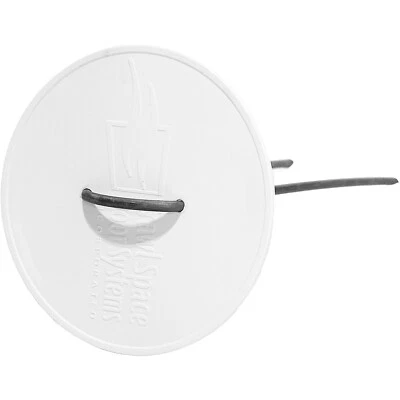 CRAWL SPACE DOOR SYSTEMS Crawl Space Vapor Barrier Stakes Bundle with Protective Caps (White, 50 count)