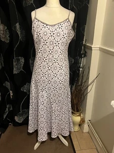 Ladies Per Una M&S Linen maxi long summer dress 18 VGC - Picture 1 of 11