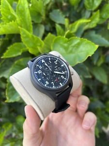 IWC Pilot's Watch Top Gun Chronograph- IW389101 Box And Papers 2022 MINT