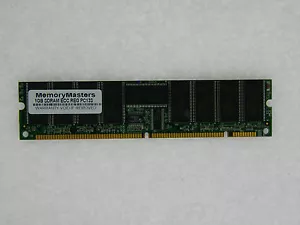 1GB  MEMORY 128X72 168 PIN PC133 6NS 3.3V ECC REG SDRAM RAM DIMM - Picture 1 of 1