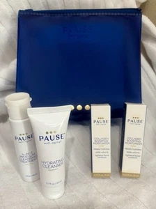 Pause Well-Aging Limited Edition Pause Discovery Kit 4 Pieces & Travel Bag NIB - Picture 1 of 3