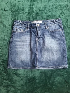 Womens H&M LOGG short denim skirt. Size 10 - Picture 1 of 5