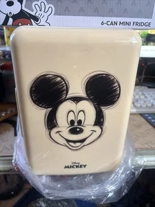 Disney Mickey Mouse 6 Can Thermoelectric Mini Fridge Refrigerator NIB - Picture 1 of 6