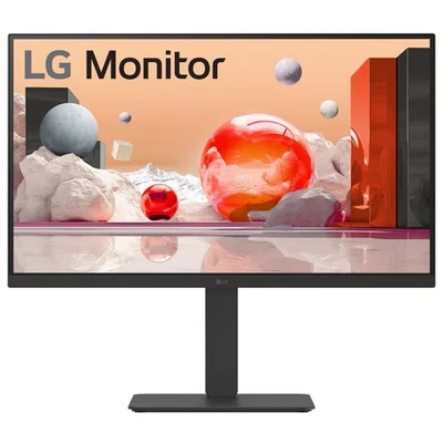 LG 27BA650 27" IPS Full HD 100Hz Height-Adjustable USB-C Monitor  27BA650-B.AEK - Image 1 of 4