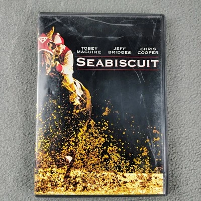 Seabiscuit DVD Movie Tobey Maguire Jeff Bridges Chris Cooper PG-13 USED - Image 1 of 3