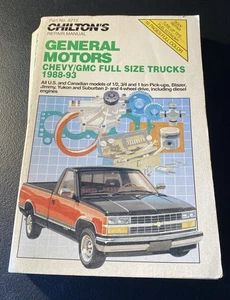 Chilton's Repair Manual Chevy/GMC full size Trucks 1988-93 Part No. 8215 L - Bild 1 von 8