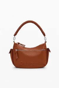 Desigual Borsa a tracolla logo Cuoio - Foto 1 di 8