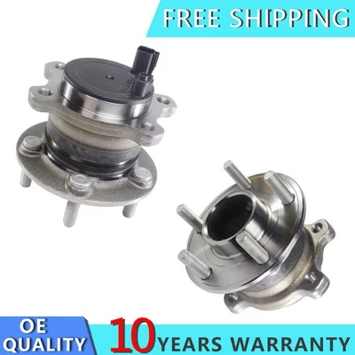 Par de conjunto de buje y cojinete de rueda trasera para Ford C-Max Escape Lincoln MKC FWD Foto 1 de 4