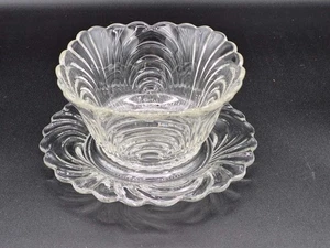 Cambridge Caprice klare Mayonnaise, Relish Schale & Unterteller - Bild 1 von 6