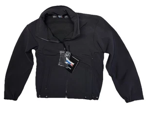 NWT Blauer 4660 Softshell Fleece Jacket  Mens Black Small Regular - Picture 1 of 11