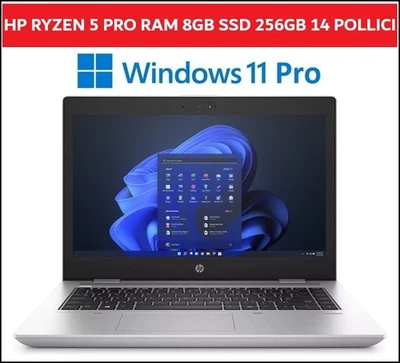 Pc Portatile Ricondizionato i5 Notebook Ram 8GB SSD 256GB 14 Pollici Windows 11 - Immagine 1 di 4