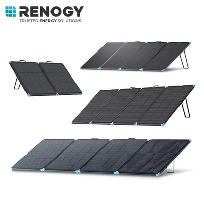 Renogy 100W 220W 300W 400W Folding Portable Solar Panel Suitcase Backup Power RV - image 1 of 2