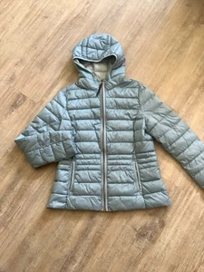 Leichte Steppjacke Gr. 40, Leichtdaunenjacke Mit Kapuze - Bild 1 von 7