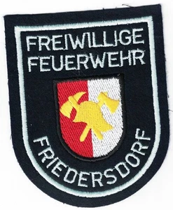 Parche del Departamento de Bomberos de la Ciudad de Friedersdorf Alemania Bomberos NUEVO - Imagen 1 de 1
