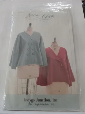 Indygo Junction Anna Claire Originals Pattern IJ700 Simple Swing Jacket S-XL - Image 1 of 3