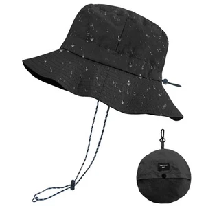 Quick Dry Waterproof Packable Bucket Hat for Women Men Outdoor Sun Hats with ... - Picture 1 of 7