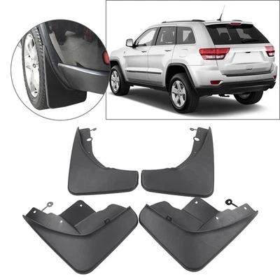 4pcs Wheel Mud Flaps Splash Guards For Jeep Grand Cherokee WK2 Series 2011-2023 - Image 1 of 4