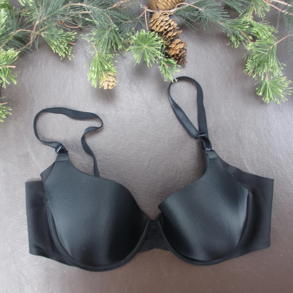 Sujetador Warners 36C Negro Sujetador Acolchado Con Aros Cierre Ajustable Espalda Foto 1 de 4
