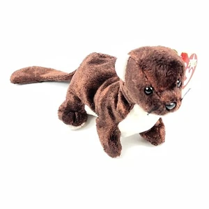 TY Beanie Baby RUNNER the Ferret Bean Bag Plush Stuffed Animal Toy New w/ Tags - Picture 1 of 8