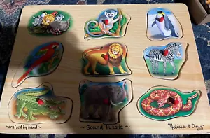 Melissa e Doug Animali della Fattoria Puzzle Sonoro, 8 Animali con Suono - Foto 1 di 1