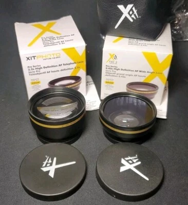 43mm XIT Pro HD 2.2x Telephoto + 0.43x HD Wide Angle Lens - Image 1 of 4