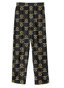NHL Boston Bruins Flannel Print Lounge/PJ pants Mens X-Large