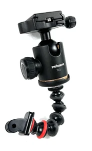 Pergear TH3 Pro Tripod Ball Head+Plate - Pre-Owned Joby Go Pro Arm - RARE - Picture 1 of 5