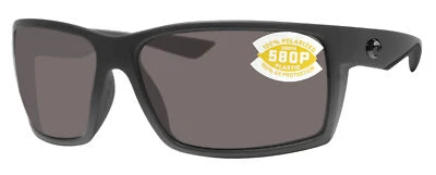 Lente polarizada de plástico Costa Del Mar Reefton marco gris mate 580P Foto 1 de 4