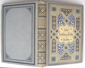 From GARDEN and FIELDS Elise POLKO 1883 a bouquet of english poems TBE poésie - Imagen 1 de 5
