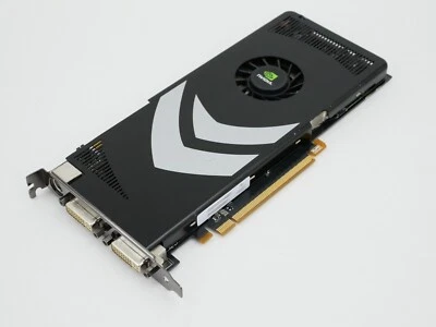 Dell Nvidia GeForce 9800GT 512MB PCIe x16 dual DVI S-video J359K - Image 1 of 4