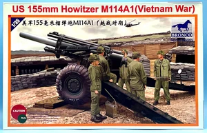 BRONCO 1/35 CB35102 US 155 mm obús M114A1 (guerra de Vietnam) kit nuevo - Imagen 1 de 2
