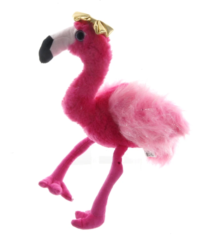 NEW OFFICIAL 16" 9" 5" SPARKLY CAMILLA THE FLAMINGO SOFT PLUSH TOYS BAGCLIPS  - Image 1 of 1