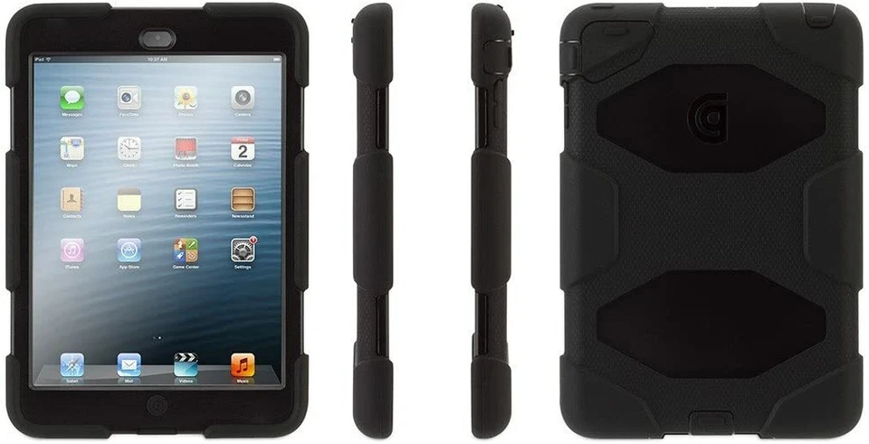 GENUINE GRIFFIN Survivor All Terrain Case for iPad Mini 1 2 3  Black - Image 1 of 4