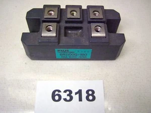 Fuji Power Block 6RI100G-160 3PH 100A 1600 Volt - Picture 1 of 3