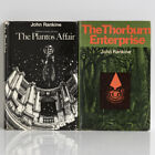 JOHN RANKINE The Plantos Affair + The Thorburn Enterprise 1970s Dennis Dobson SF