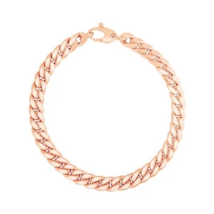 14 Karat Roségold Kubanisches Gliederarmband (5,90 mm) - Bild 1 von 3
